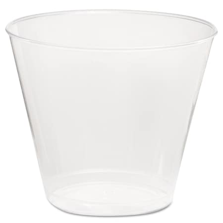 Comet Plastic Tumbler, 5 Oz., Clear, Squat, PK1000